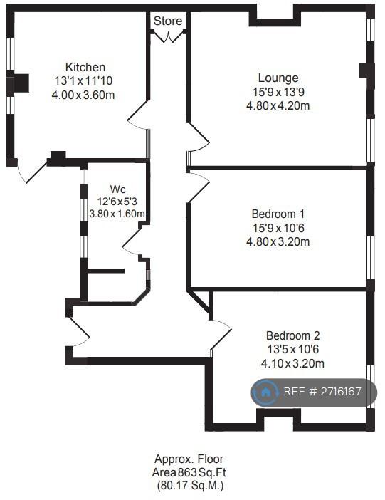 2 bedroom flat in Lord Street, Southport, PR8 (2 bed) (#2716167)