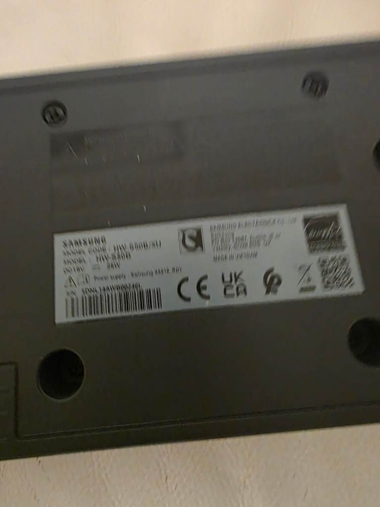 Samsung sound bar perfect working order