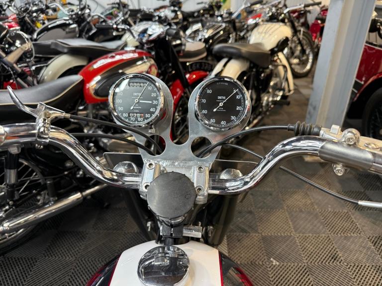 1948 BSA 499cc B33 'Big Red bobber ’ high quality build, outstanding 