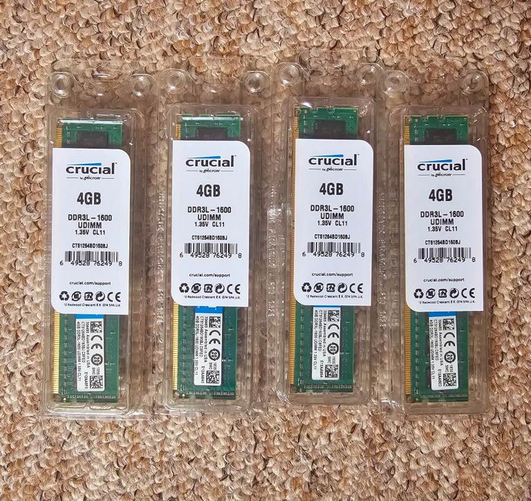 image for Crucial 4GB DDR3L-1600 UDIMM