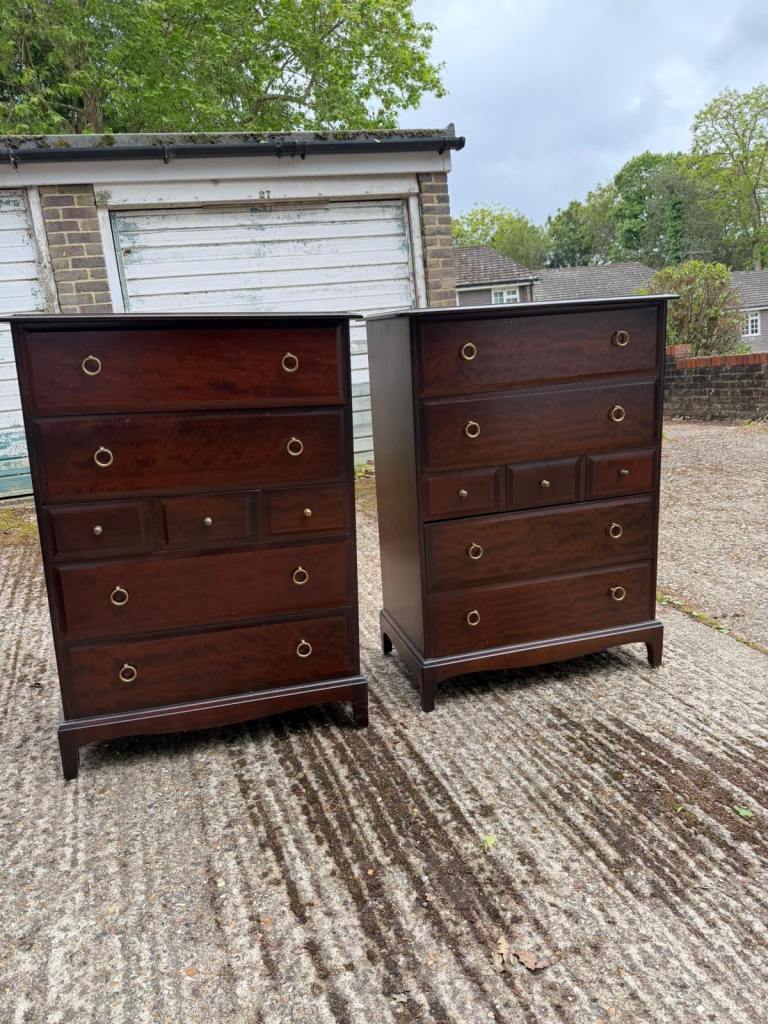  1. Chest of drawers (stag) vintage 