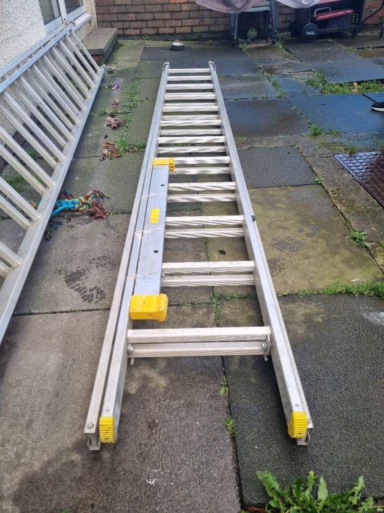 Werener pro trade double exstension saftey ladder
