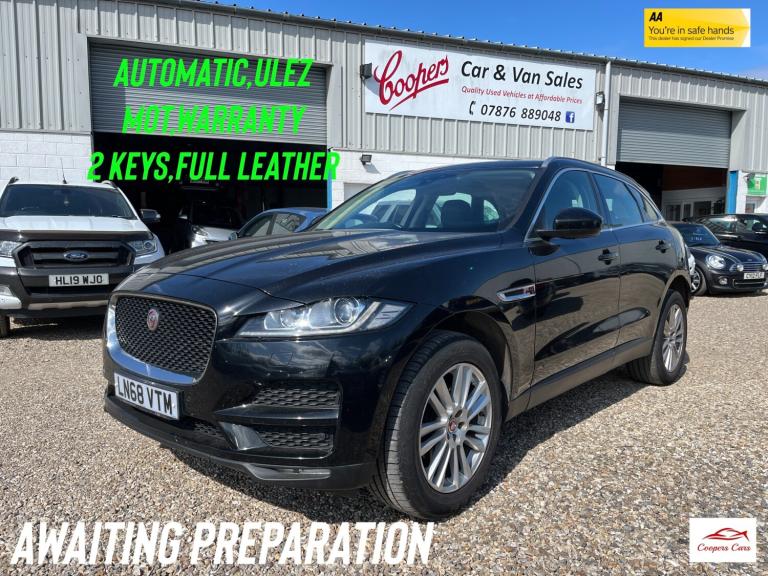 2018 Jaguar F-Pace 2.0 Portfolio 5dr Auto AWD SUV Petrol Automatic