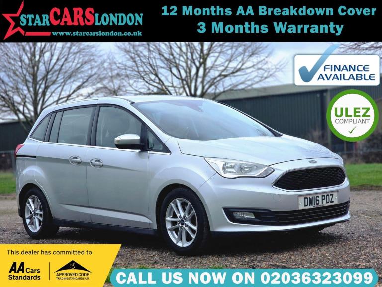 2016 Ford Grand C-Max 1.5 TDCi Zetec Powershift Euro 6 (s/s) 5dr MPV Diesel Automatic