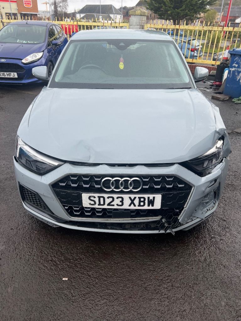 Audi A1 2023 damaged 18639 miles