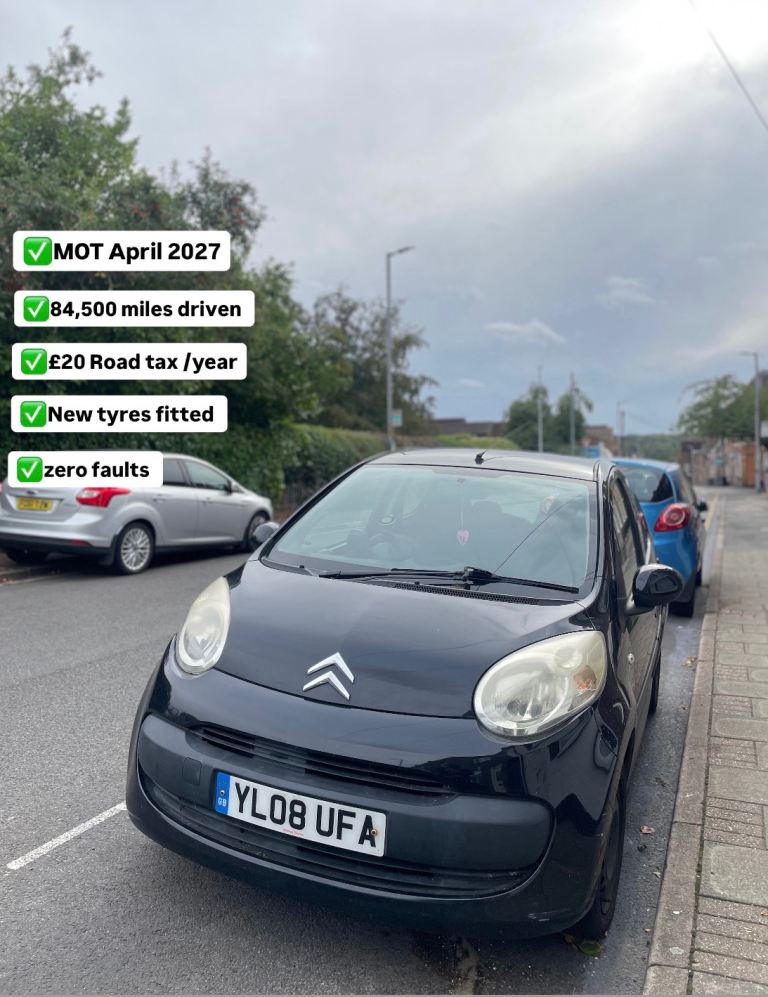 Citroen c1 2008, 84k miles 5 door hatchback