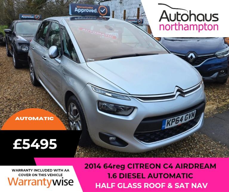 2014 Citroen C4 Picasso 1.6 e-HDi 115 Airdream Exclusive 5dr ETG6 MPV Diesel Automatic