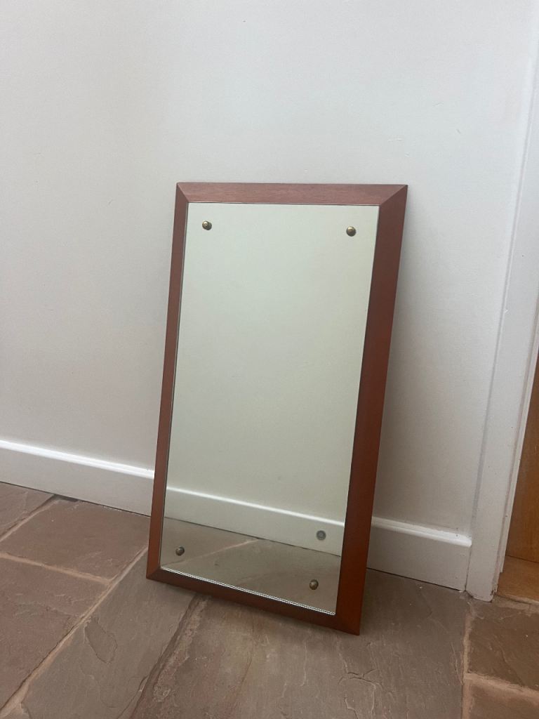 image for Lovely retro mid century mirror.