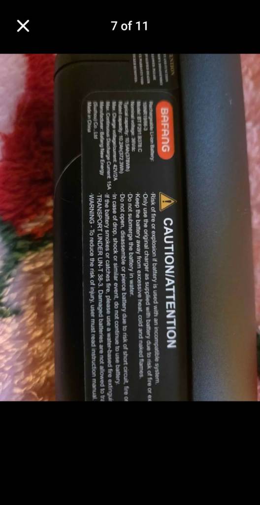Wanted BAFANG Intube Battery For Ebike 