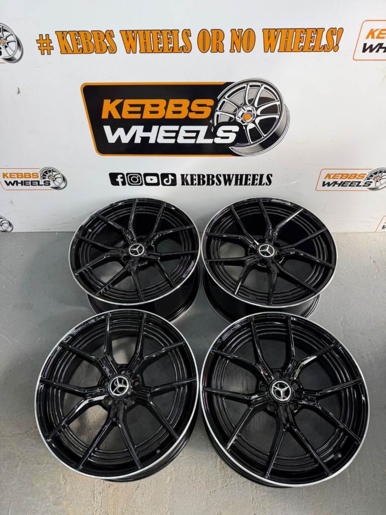 19" 2024 MERCEDES AMG GT STYLE ALLOY WHEELS C CLASS S CLASS E CLASS 