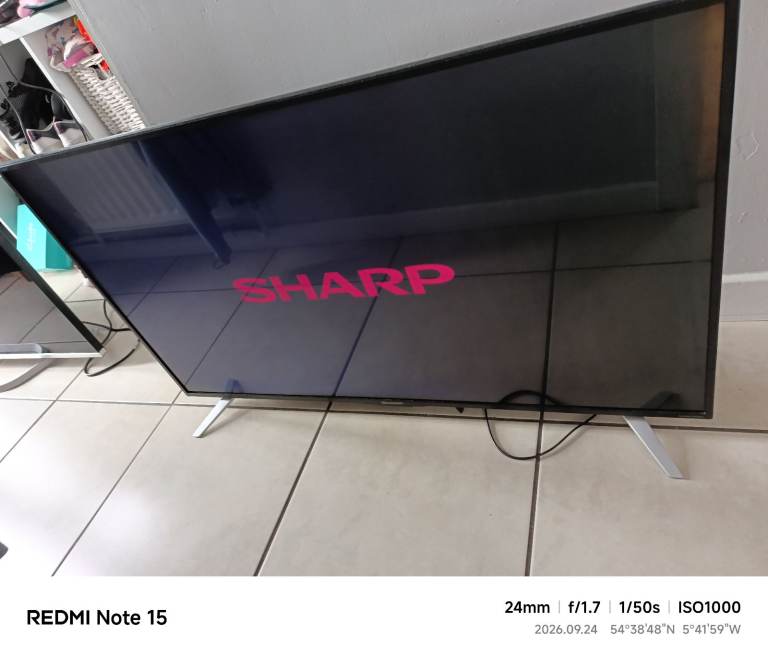 Sharp 43-inch Smart TV LC-43CFG6011K – Good Condition