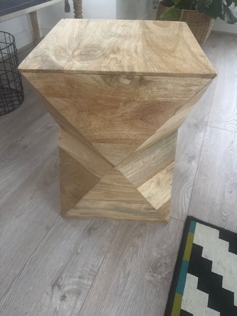 Side Table Real Mango Wood