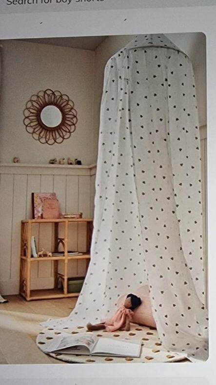 A bed canopy to create a cosy and magical space in your child's bedroom.