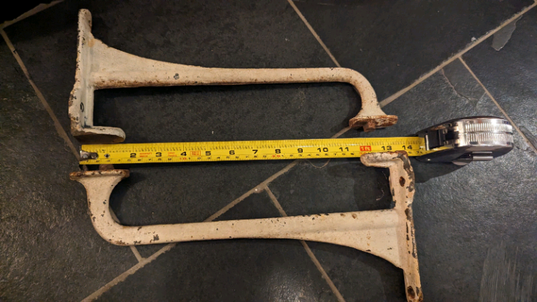 Vintage architectural salvage Sink brackets GB