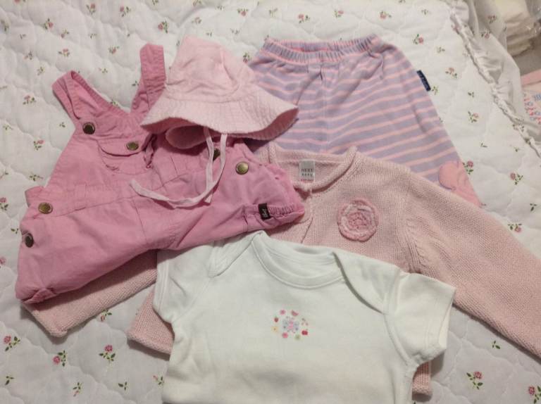 Baby Girls Clothes 9 -12 months (5 items)  Very good condition