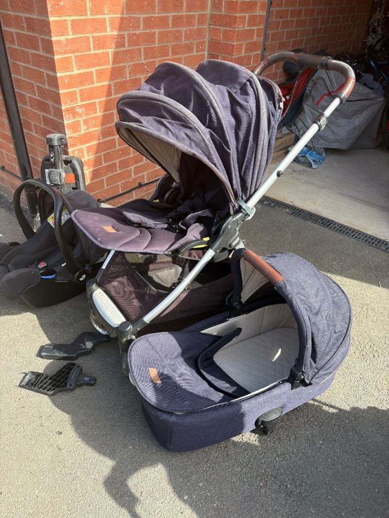 Mammas and Papas pushchair carry cot and car seat 