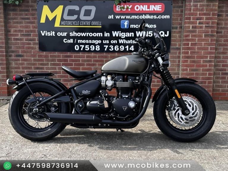 Triumph Bonneville Bobber 21reg 4038miles FSH immaculate condition