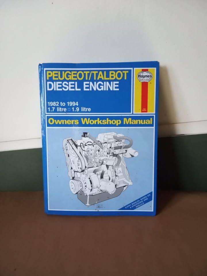 Haynes Peugeot/Talbot Diesel Engine Workshop Manual 1982-1994