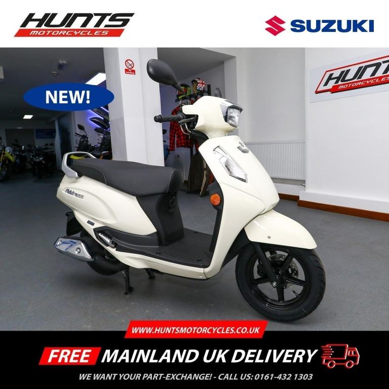 NEW Suzuki Address 125 Learner Legal Scooter. £2,099 On The Road (NO ADDED FEES)