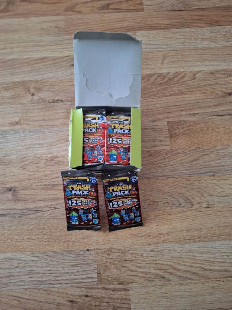The trash pack trading cards