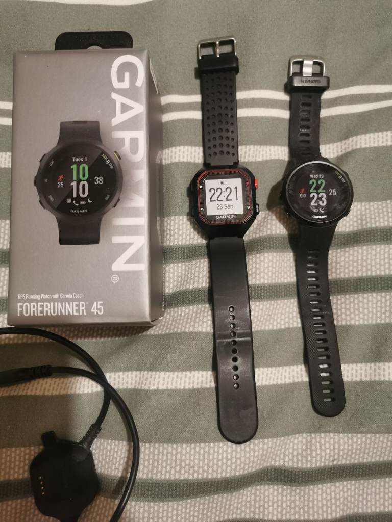 Garmin forerunner 45 and 25