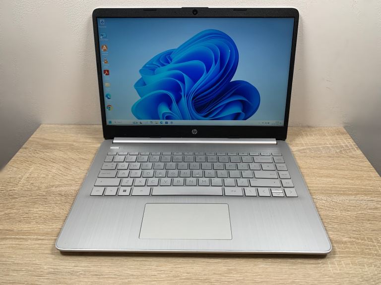 image for HP UltraFast 8GB 128GB SSD Slimline Full HD Laptop, Win 11, Microsoft Office