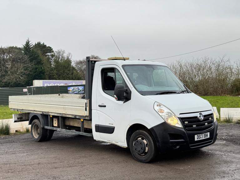 2013 Vauxhall Movano R3500 2.3 CDTI XLWB TWIN AXLE DROPSIDE FLATBED Chassis Cab 125ps CHASSIS CAB...