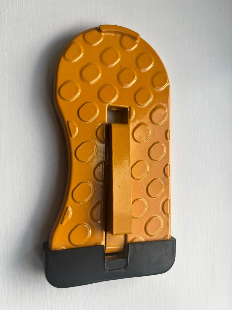 Heavy duty foldable & compact car door step for vans, campervans and motorhomes. 