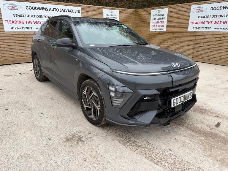 2025 HYUNDAI KONA N LINE S 1.6 HYBRID AUTO DAMAGED REPAIRABLE SALVAGE