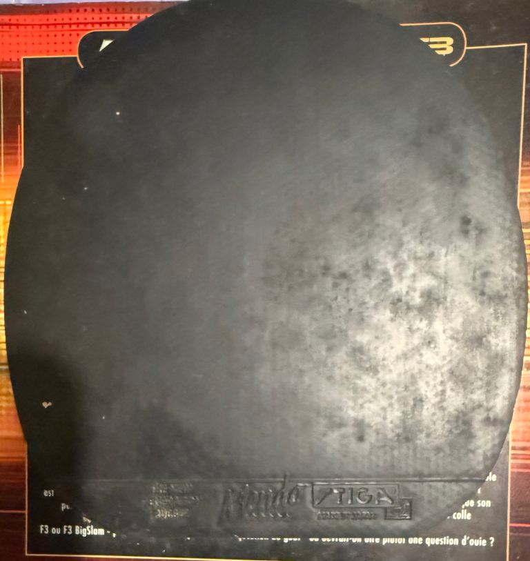 Assorted Used Black Table Tennis Rubbers