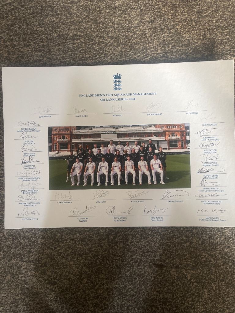 England men’s test squad Sri Lanka 2024