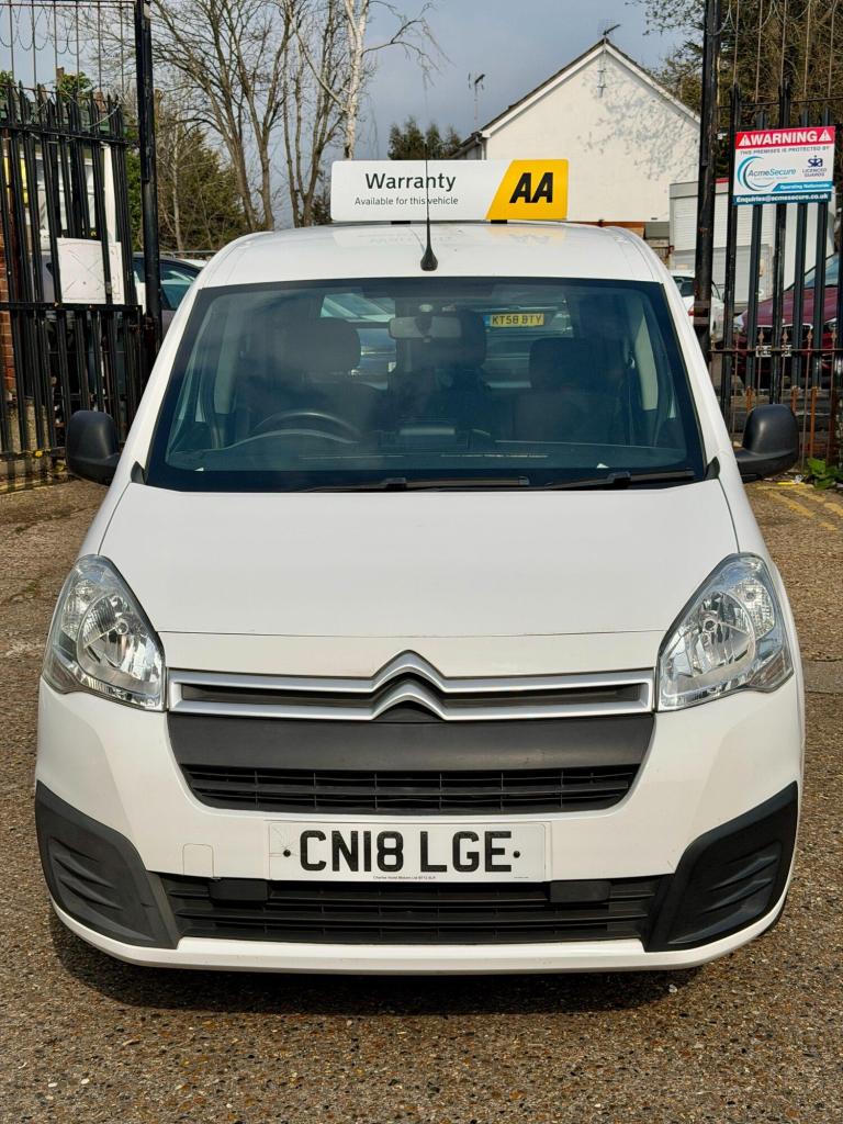 2018 Citroen Berlingo 1.6 BlueHDi 625 Enterprise L1 5dr PANEL VAN Diesel Manual
