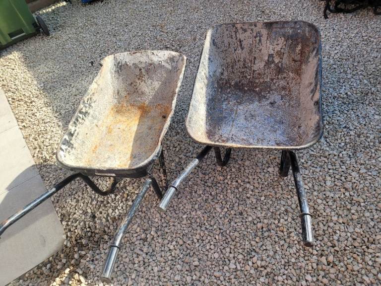 Pair of Used Wheelbarrows for Garden Work – Ready to Go