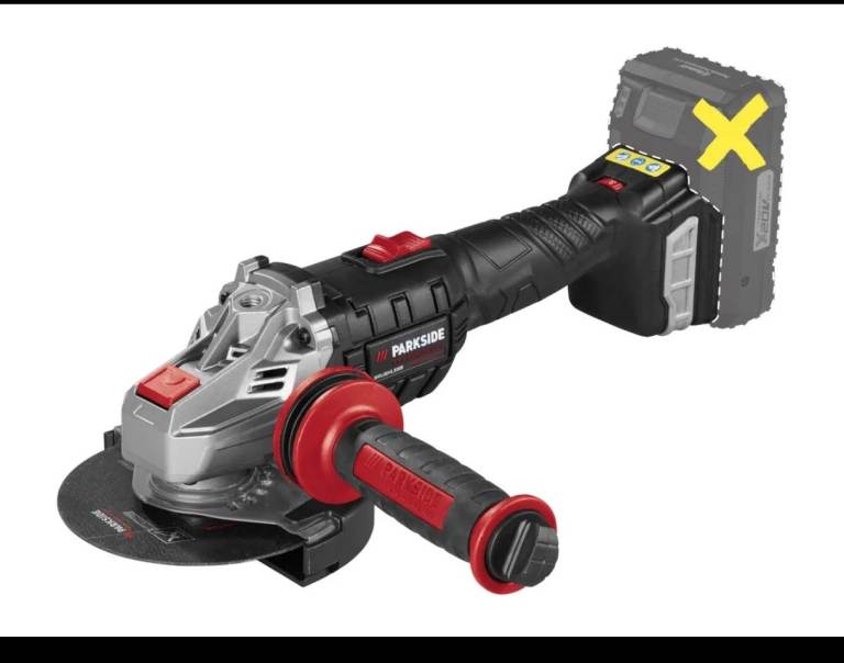 Parkside performance 20v Cordless Angle Grinder - 2025 Model PWSAP 20-Li G7.