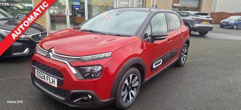 2024 Citroen C3 1.2 PureTech PLUS Hatchback 5dr Petrol AUTO EAT6 Euro 6 (s/s) (110 ps) Hatchback ...