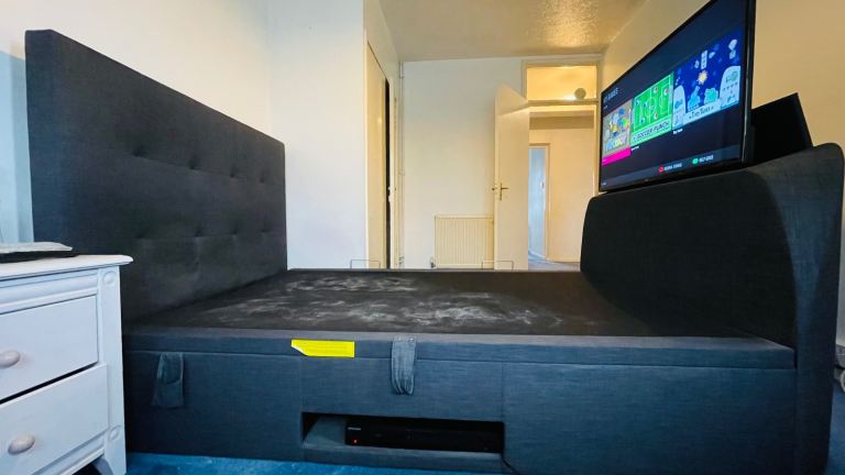 Double bed with built in TV (was £100 now £75) - NOW SOLD    