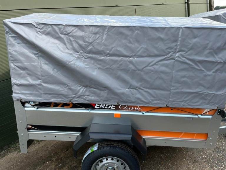 ERDE General Purpose Tipping Trailer with High Frame & Cover - 193 (Ready Built)
