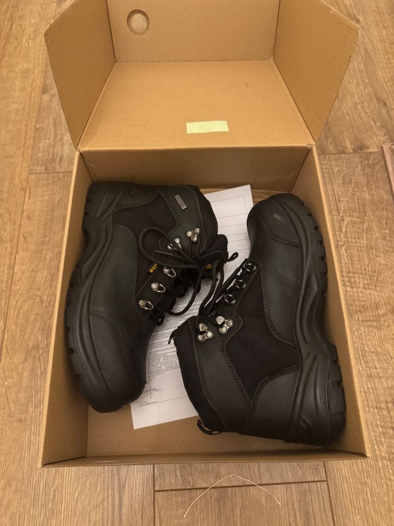 New Black Site Onyx Work Boots size 7