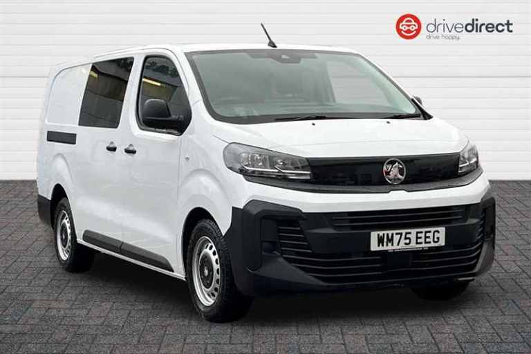 2025 Vauxhall Vivaro 2.0 Turbo D Prime XL Crew Van Double Cab 6dr Diesel Manual LWB Euro 6 (145  ...