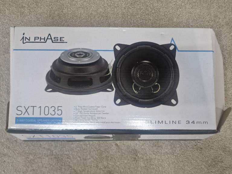 BRAND NEW INPHASE  SXT1035  - 4 INCH SPEAKERS