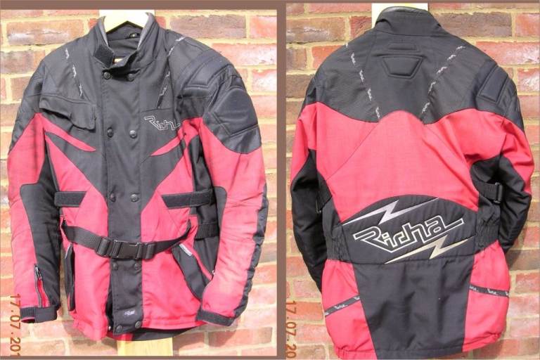 Richa Typhoon VINTAGE textile jacket / with shoulder elbow armour.  Ideal for beginner