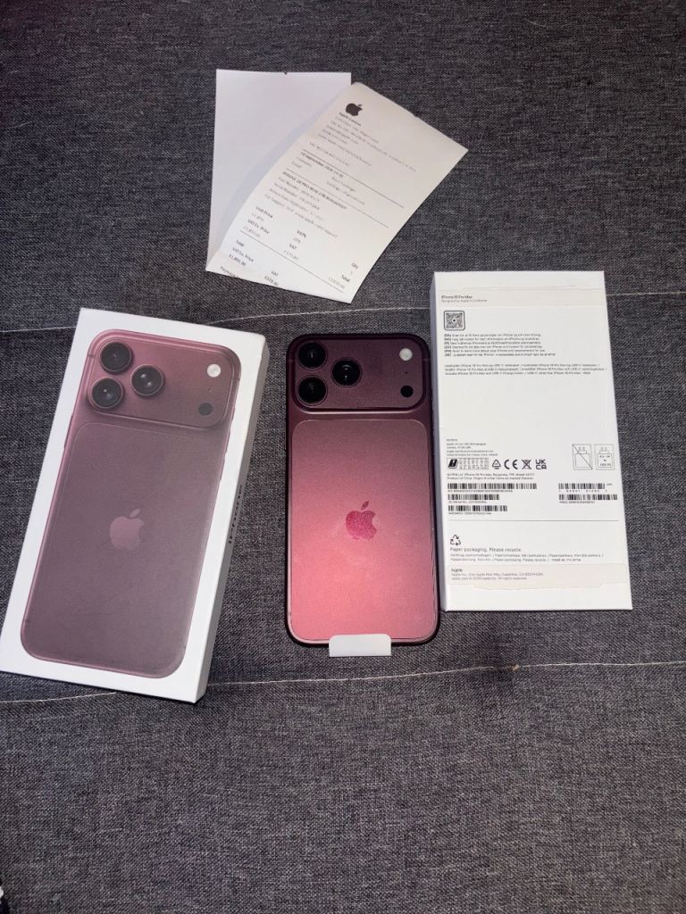Apple iPhone 18 Pro Max – burgundy , Brand New
