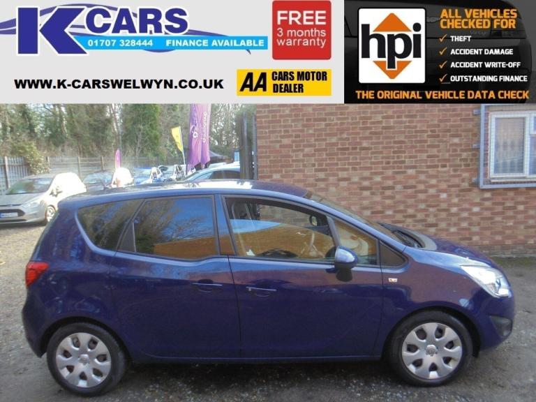 2012 Vauxhall Meriva 1.4T 16V Exclusiv Euro 5 5dr MPV Petrol Manual