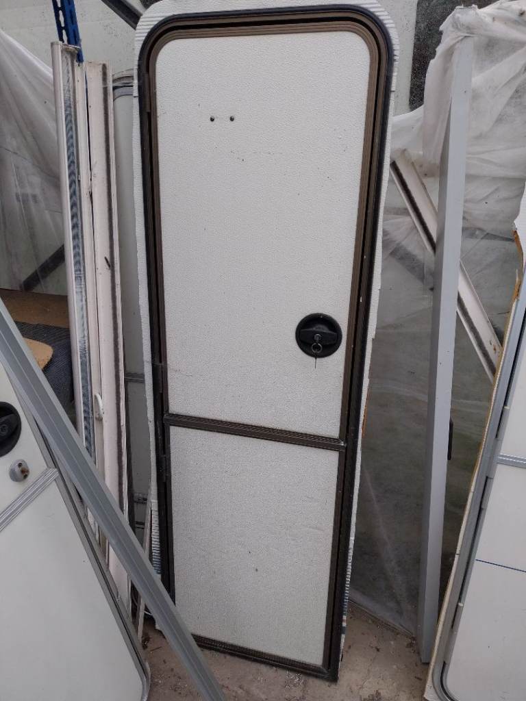 Adria caravan door and frame 