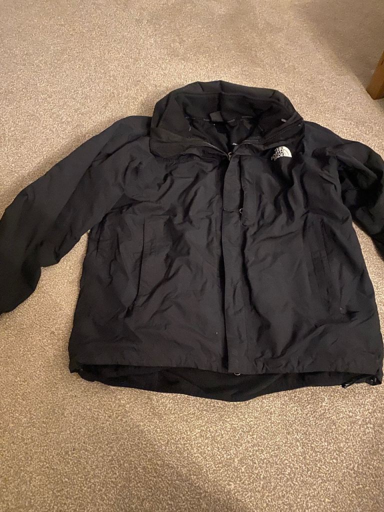 Men's north face 3-1 jacket black