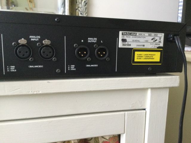 TASCAM mini disc player/rec. MD-350, £170.00 for Sale in Larbert