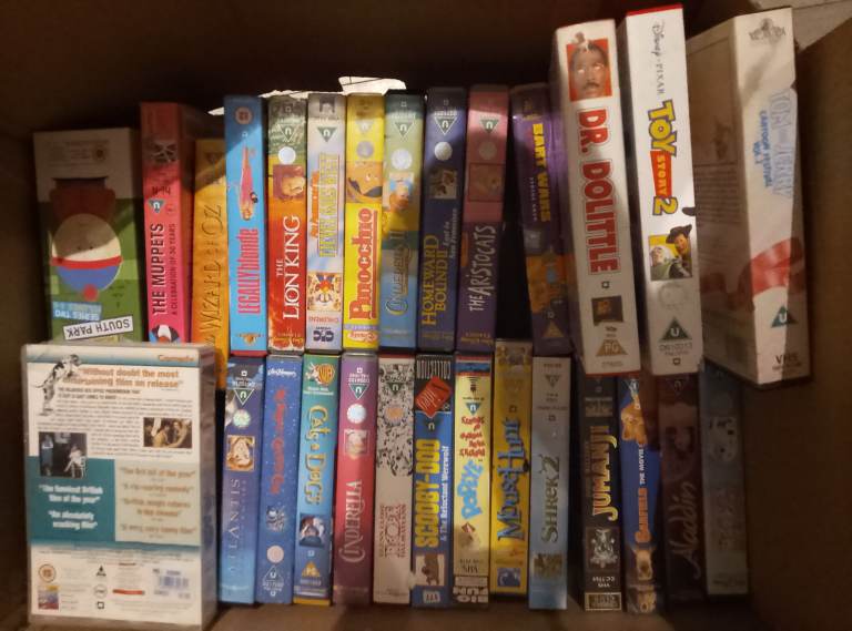 Walt Disney video tapes