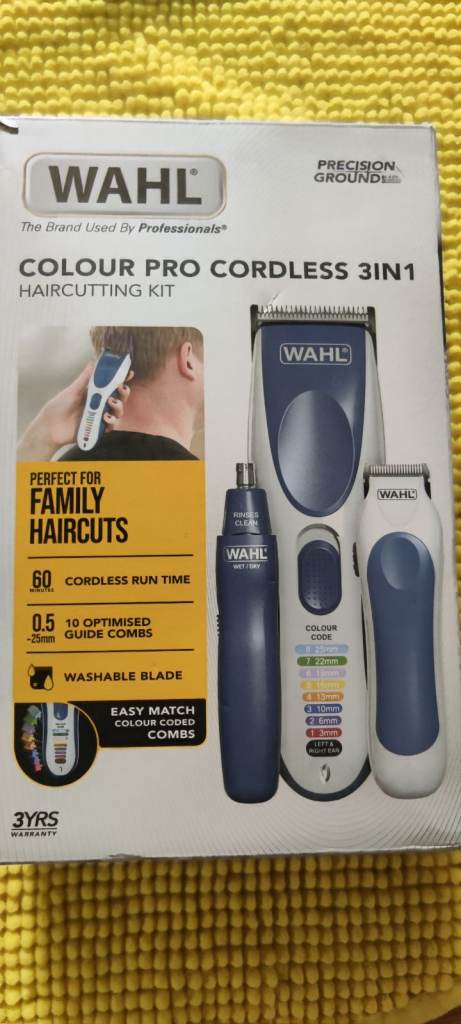 Wahl Colour Pro Cordless 3in1 Haircutting Kit 