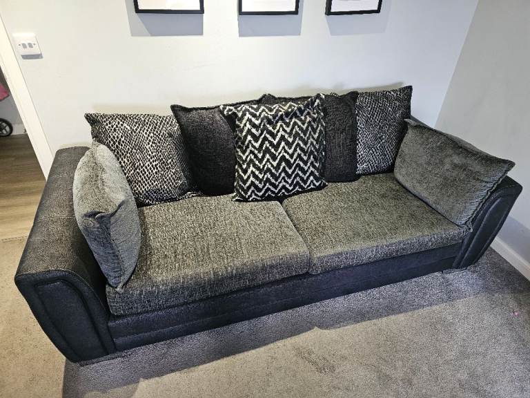 DFS 3 seat Cushion Sofa