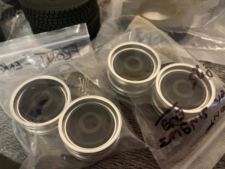 brand new tamiya 1/14scale ALLUMINIUM UPGRADES WITH TYRE UPGRADES. JOBLOT 